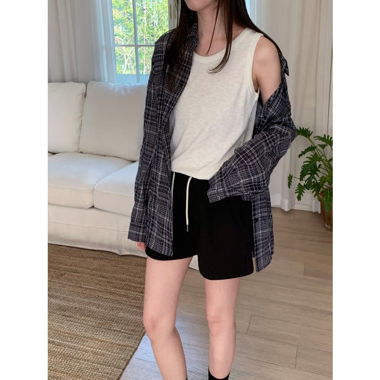 ビンテージチェックシャツ 韓国ファッション | mood in seoul | 詳細画像6 