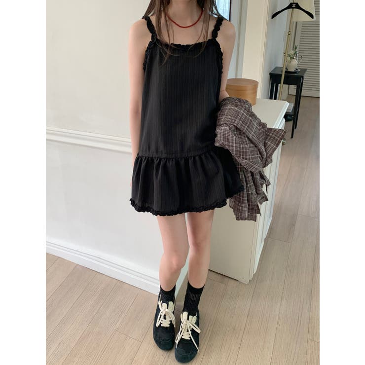 フリルキャミワンピ 韓国ファッション | mood in seoul | 詳細画像5 