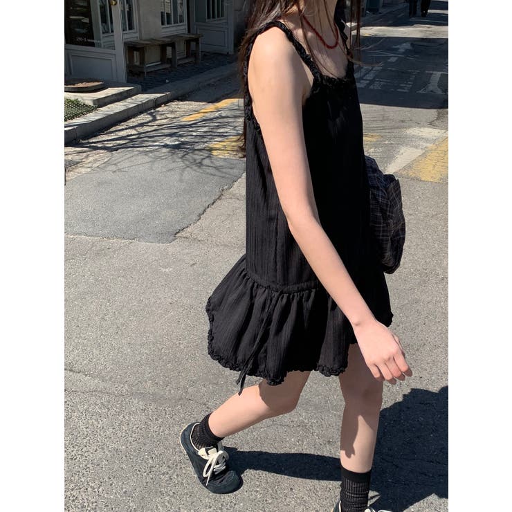 フリルキャミワンピ 韓国ファッション | mood in seoul | 詳細画像6 