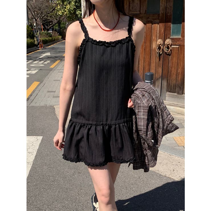 フリルキャミワンピ 韓国ファッション | mood in seoul | 詳細画像7 