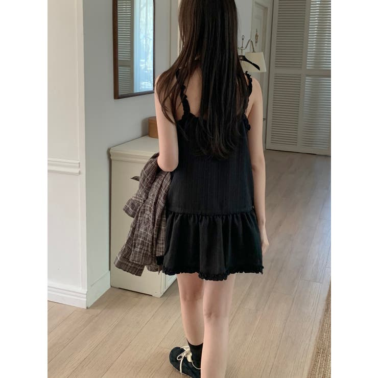 フリルキャミワンピ 韓国ファッション | mood in seoul | 詳細画像8 