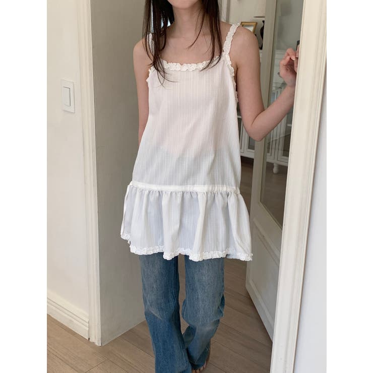 フリルキャミワンピ 韓国ファッション | mood in seoul | 詳細画像14 