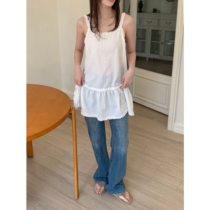 フリルキャミワンピ 韓国ファッション | mood in seoul | 詳細画像15 