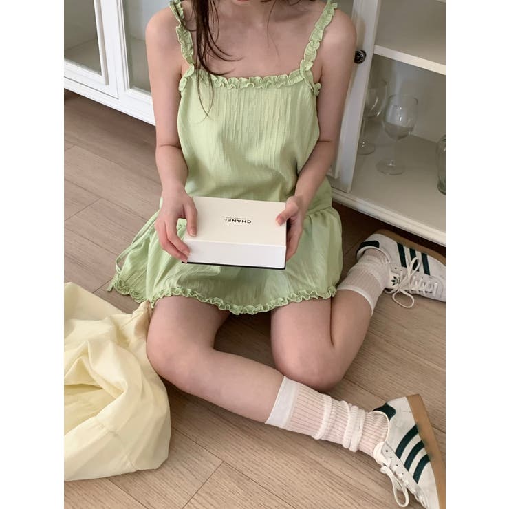 フリルキャミワンピ 韓国ファッション | mood in seoul | 詳細画像17 