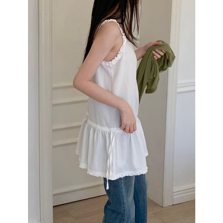 フリルキャミワンピ 韓国ファッション | mood in seoul | 詳細画像18 