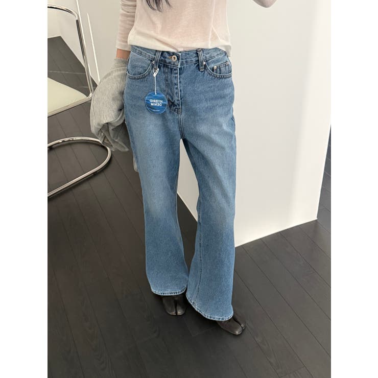 フレアデニムパンツ【ブルー】 韓国ファッション | mood in seoul | 詳細画像12 