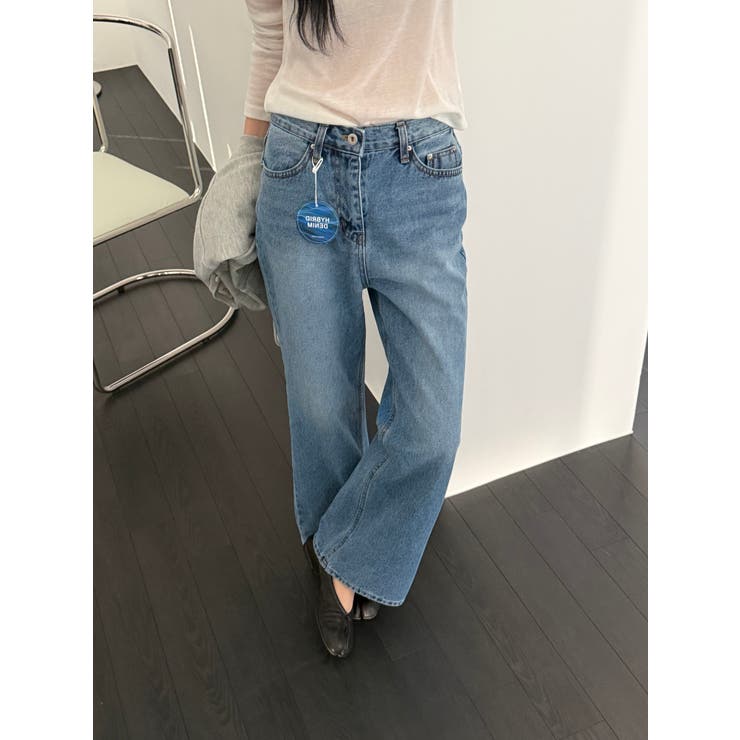 フレアデニムパンツ【ブルー】 韓国ファッション | mood in seoul | 詳細画像21 