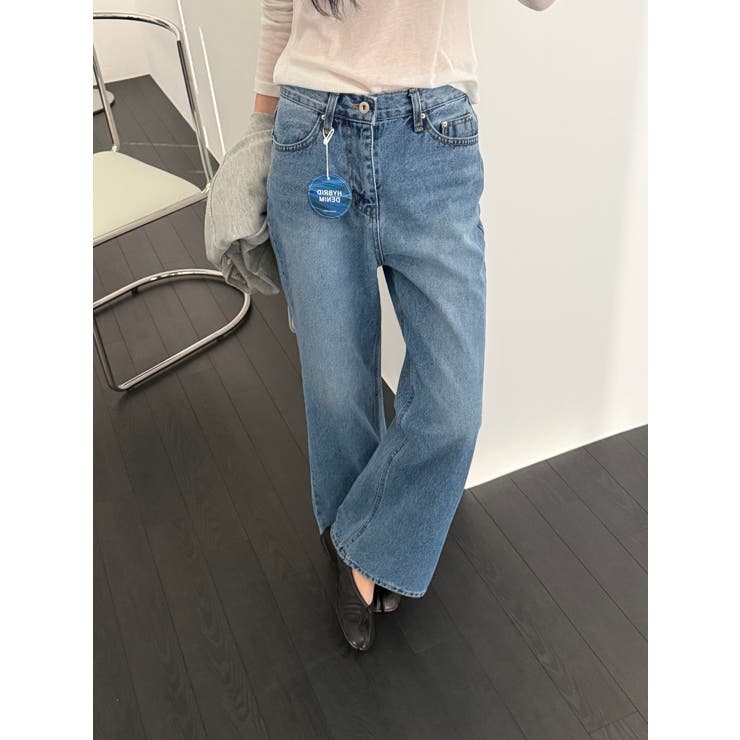 フレアデニムパンツ【ブルー】 韓国ファッション | mood in seoul | 詳細画像22 