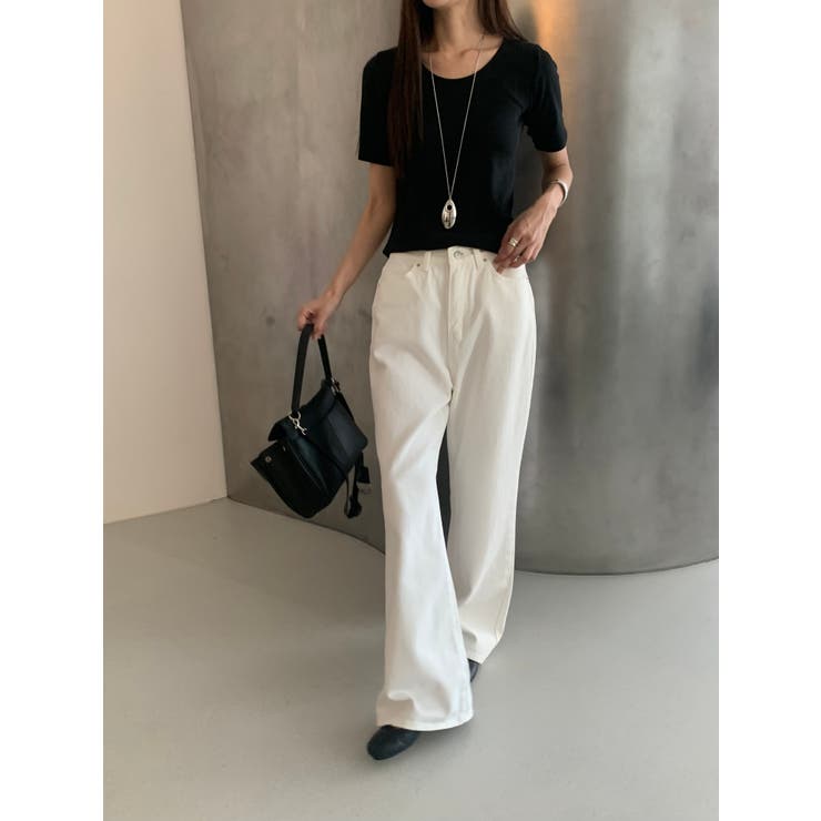 ストレートデニムパンツ【ホワイト】 韓国ファッション | mood in seoul | 詳細画像27 