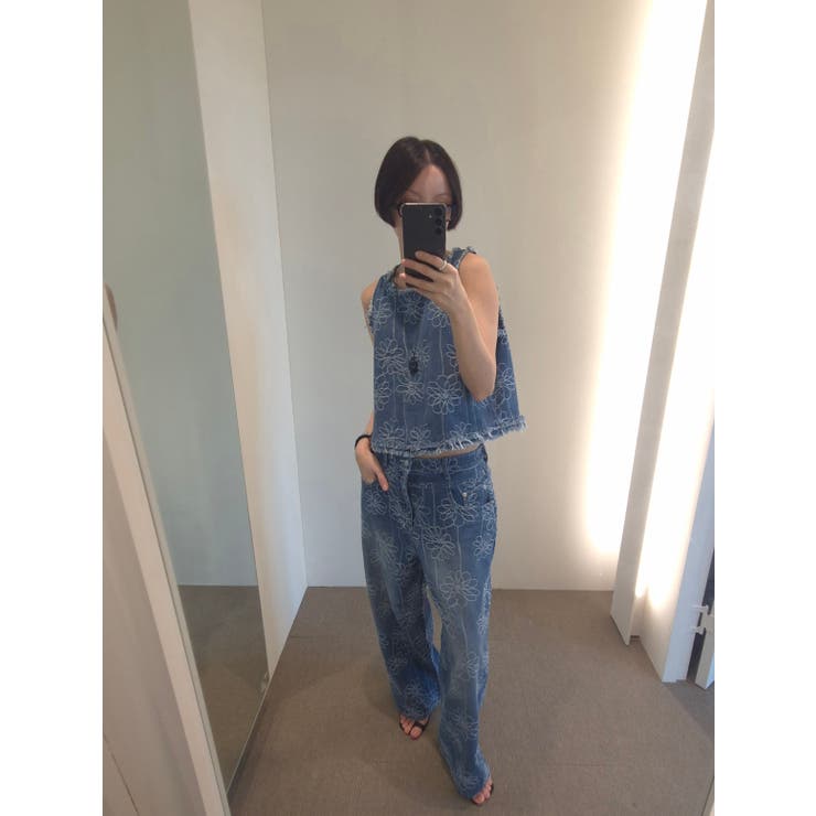 【セットアップ可】デイジーフラワートップス 韓国ファッション | mood in seoul | 詳細画像8 