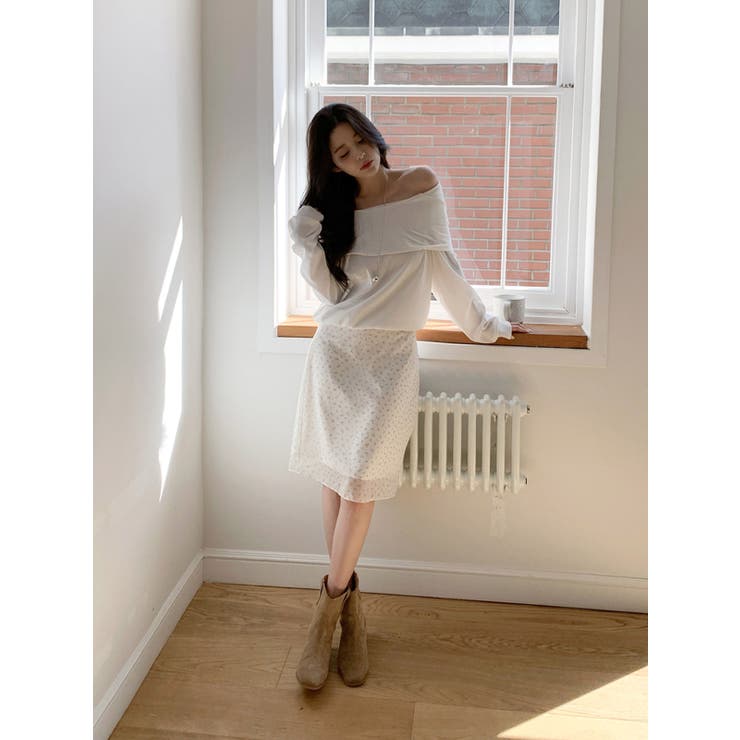 フラワーレーススカート 韓国ファッション | mood in seoul | 詳細画像9 