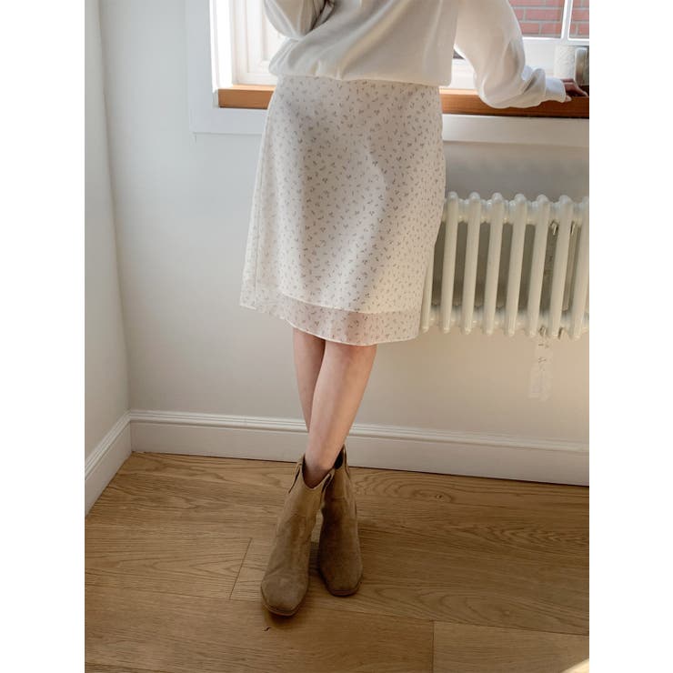 フラワーレーススカート 韓国ファッション | mood in seoul | 詳細画像15 