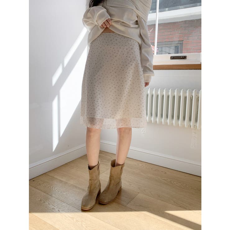 フラワーレーススカート 韓国ファッション | mood in seoul | 詳細画像18 