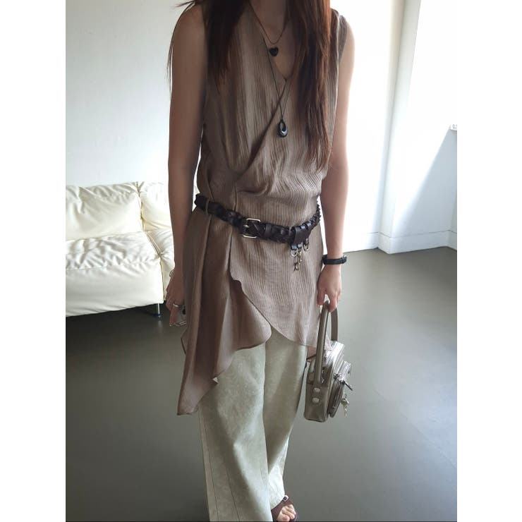 タックラップワンピース 韓国ファッション | mood in seoul | 詳細画像5 