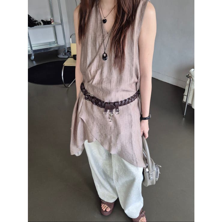 タックラップワンピース 韓国ファッション | mood in seoul | 詳細画像6 