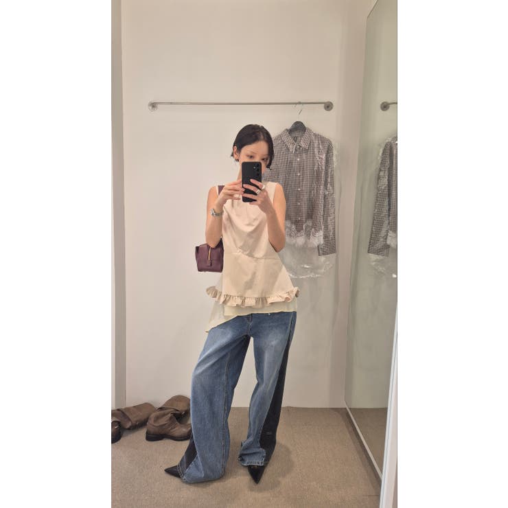 フリルトップス 韓国ファッション | mood in seoul | 詳細画像2 