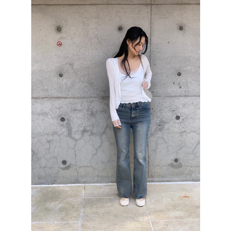 バレエコアメッシュカーディガンセット 韓国ファッション | mood in seoul | 詳細画像19 