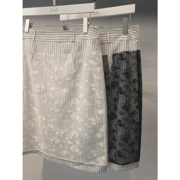 レースチェックスカート 韓国ファッション | mood in seoul | 詳細画像7 