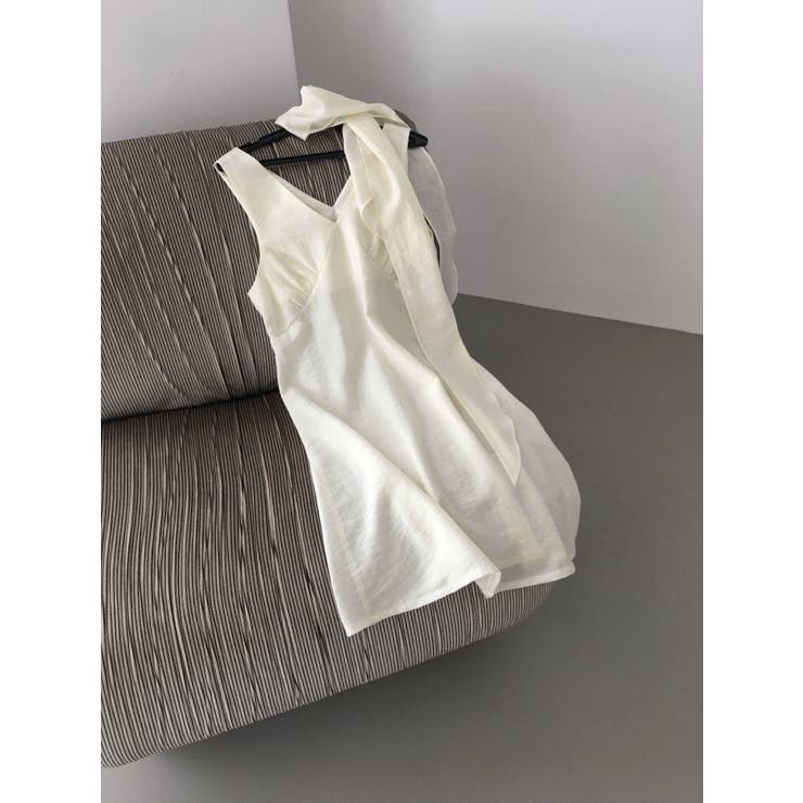 スカーフレイヤードワンピース 韓国ファッション | mood in seoul | 詳細画像19 