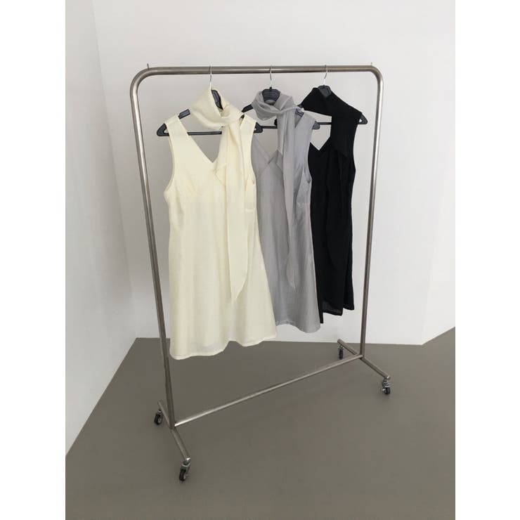 スカーフレイヤードワンピース 韓国ファッション | mood in seoul | 詳細画像21 