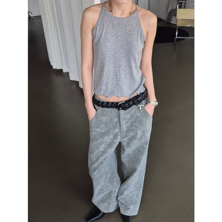 フラワーデニムパンツ 韓国ファッション | mood in seoul | 詳細画像5 