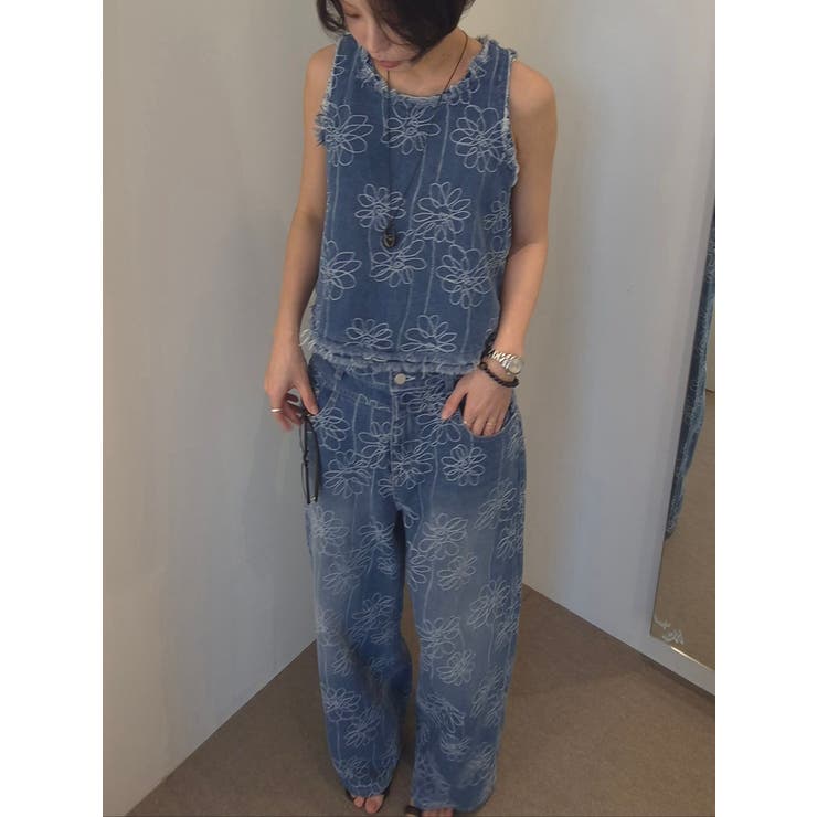 【セットアップ可】デイジーフラワーパンツ 韓国ファッション | mood in seoul | 詳細画像13 