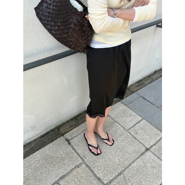 サテンナロースカート 韓国ファッション | mood in seoul | 詳細画像6 