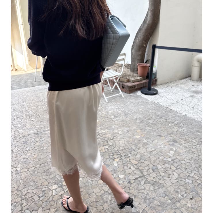 サテンナロースカート 韓国ファッション | mood in seoul | 詳細画像12 