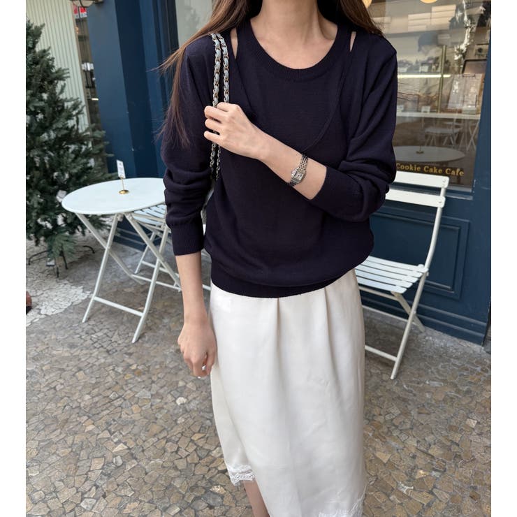 サテンナロースカート 韓国ファッション | mood in seoul | 詳細画像13 