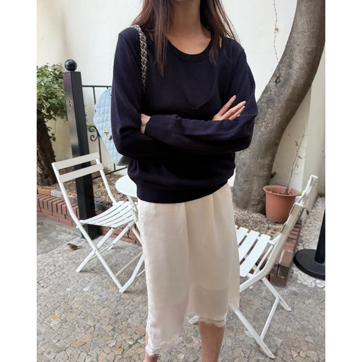 サテンナロースカート 韓国ファッション | mood in seoul | 詳細画像16 