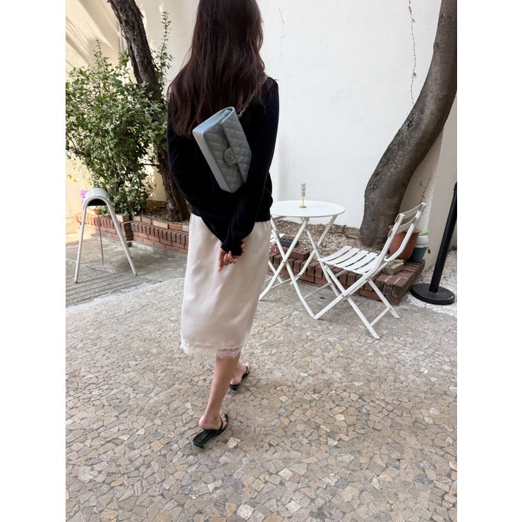 サテンナロースカート 韓国ファッション | mood in seoul | 詳細画像18 