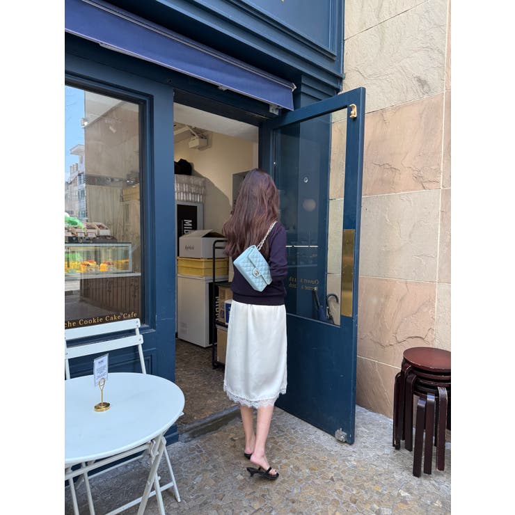 サテンナロースカート 韓国ファッション | mood in seoul | 詳細画像19 