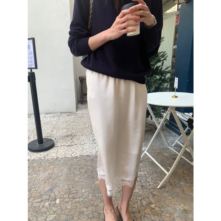 サテンナロースカート 韓国ファッション | mood in seoul | 詳細画像28 