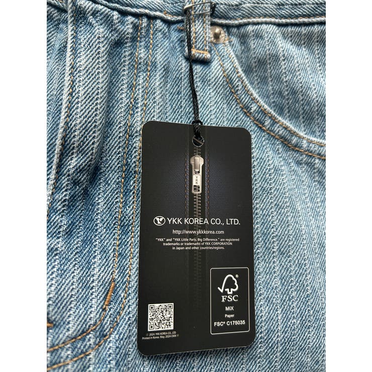 ストライプデニムパンツ 韓国ファッション | mood in seoul | 詳細画像11 