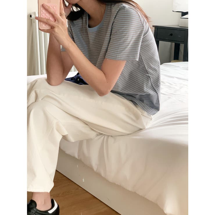 ベーシックボーダーTシャツ 韓国ファッション | mood in seoul | 詳細画像16 