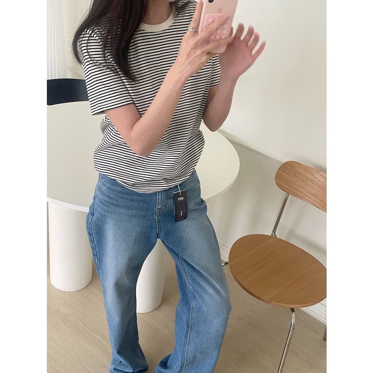 ベーシックボーダーTシャツ 韓国ファッション | mood in seoul | 詳細画像20 