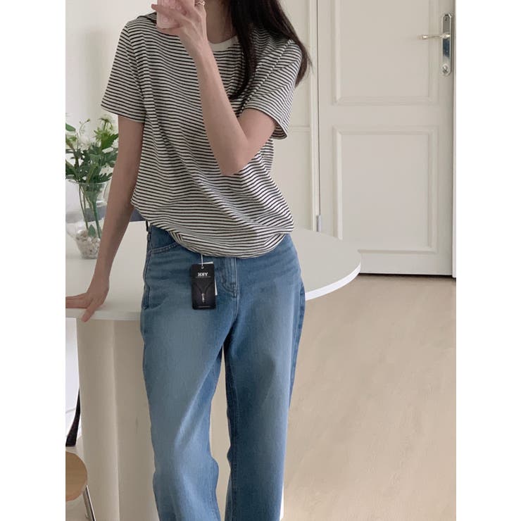 ベーシックボーダーTシャツ 韓国ファッション | mood in seoul | 詳細画像22 