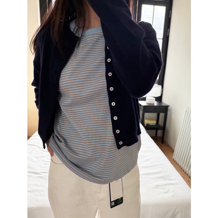 ベーシックボーダーTシャツ 韓国ファッション | mood in seoul | 詳細画像1 