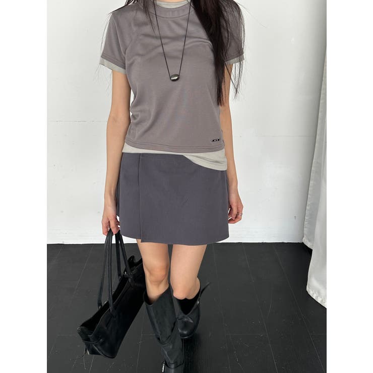 マイルドレイヤードＴシャツ　韓国ファッション | mood in seoul | 詳細画像5 