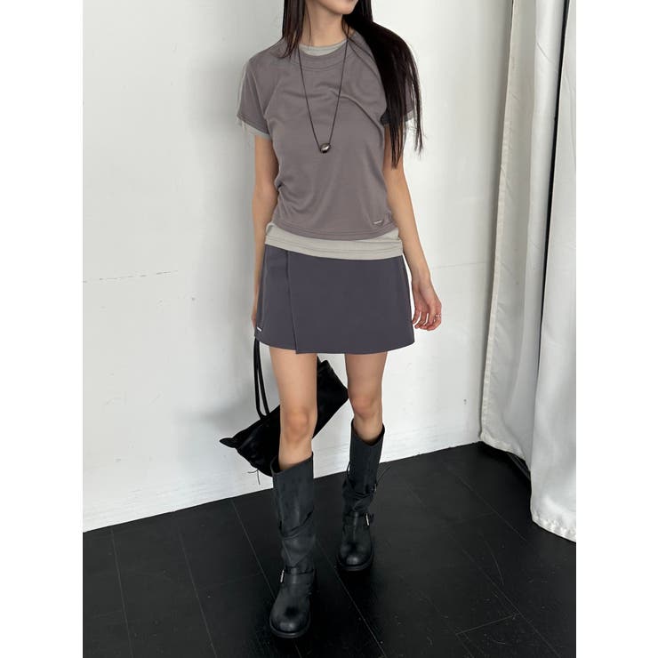 マイルドレイヤードＴシャツ　韓国ファッション | mood in seoul | 詳細画像6 