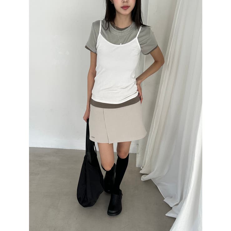 マイルドレイヤードＴシャツ　韓国ファッション | mood in seoul | 詳細画像9 