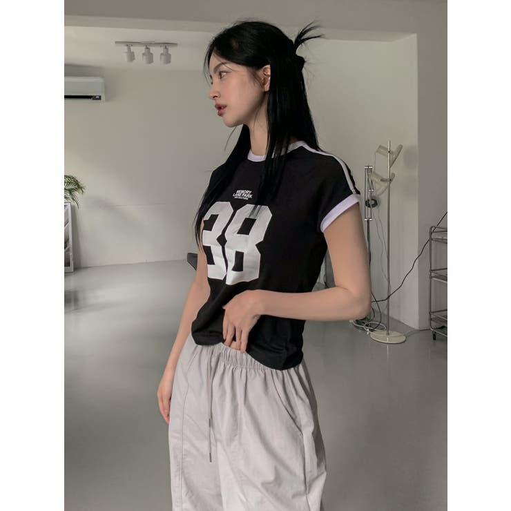38ロゴTシャツ　韓国ファッション | mood in seoul | 詳細画像13 