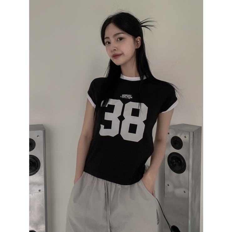 38ロゴTシャツ　韓国ファッション | mood in seoul | 詳細画像15 