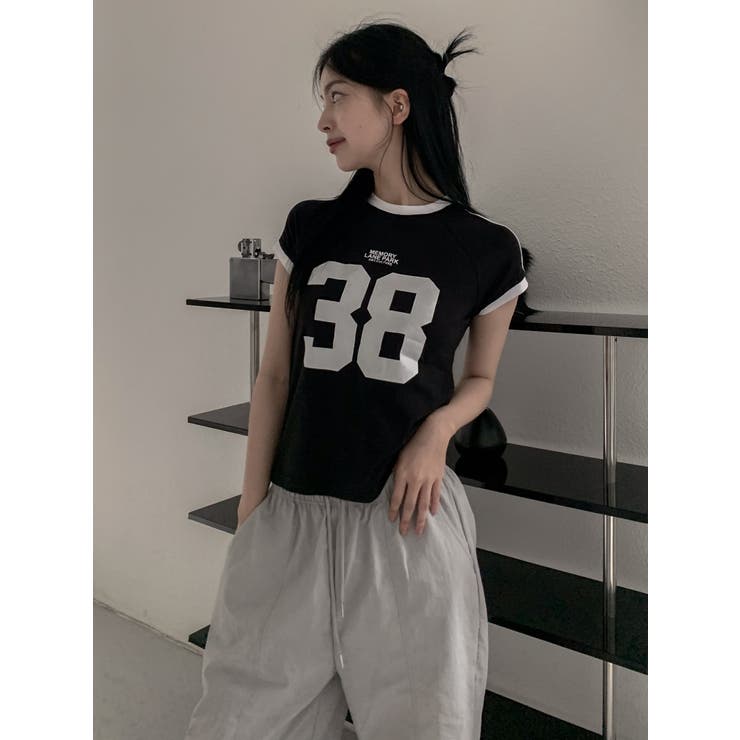 38ロゴTシャツ　韓国ファッション | mood in seoul | 詳細画像16 