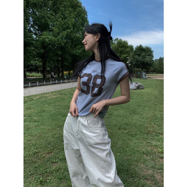 38ロゴTシャツ　韓国ファッション | mood in seoul | 詳細画像10 