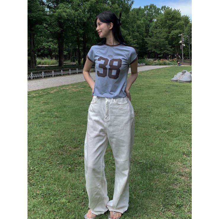 38ロゴTシャツ　韓国ファッション | mood in seoul | 詳細画像11 