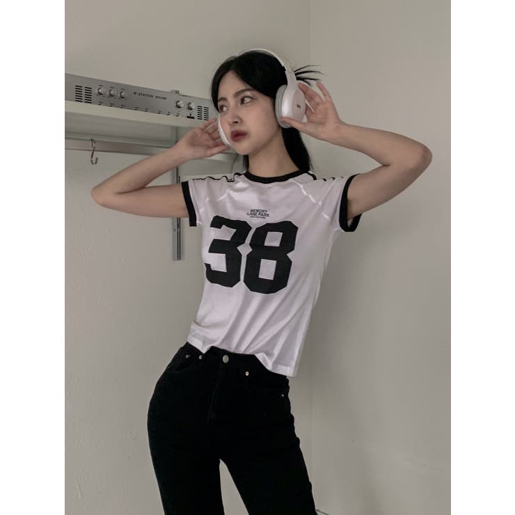 38ロゴTシャツ　韓国ファッション | mood in seoul | 詳細画像20 