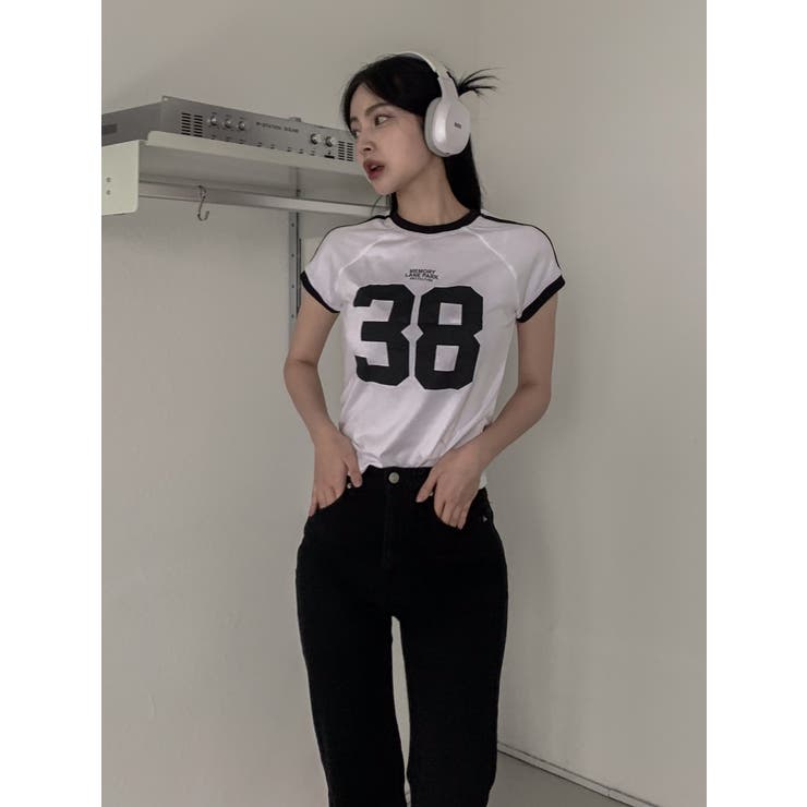 38ロゴTシャツ　韓国ファッション | mood in seoul | 詳細画像21 
