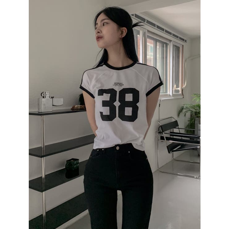 38ロゴTシャツ　韓国ファッション | mood in seoul | 詳細画像22 