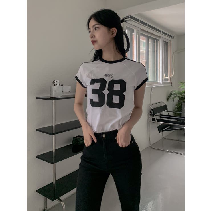 38ロゴTシャツ　韓国ファッション | mood in seoul | 詳細画像23 